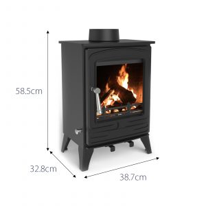 4.2kw steel eco multifuel stove