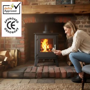 milano 5kw steel multifuel stove
