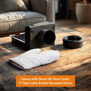 milano 5kw steel multifuel stove