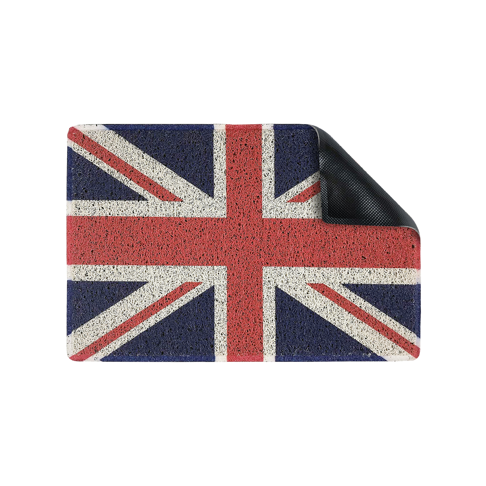 union jack small printed doormat with rubber back