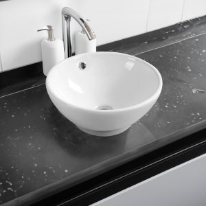 7384 ceramic coned countertop basin