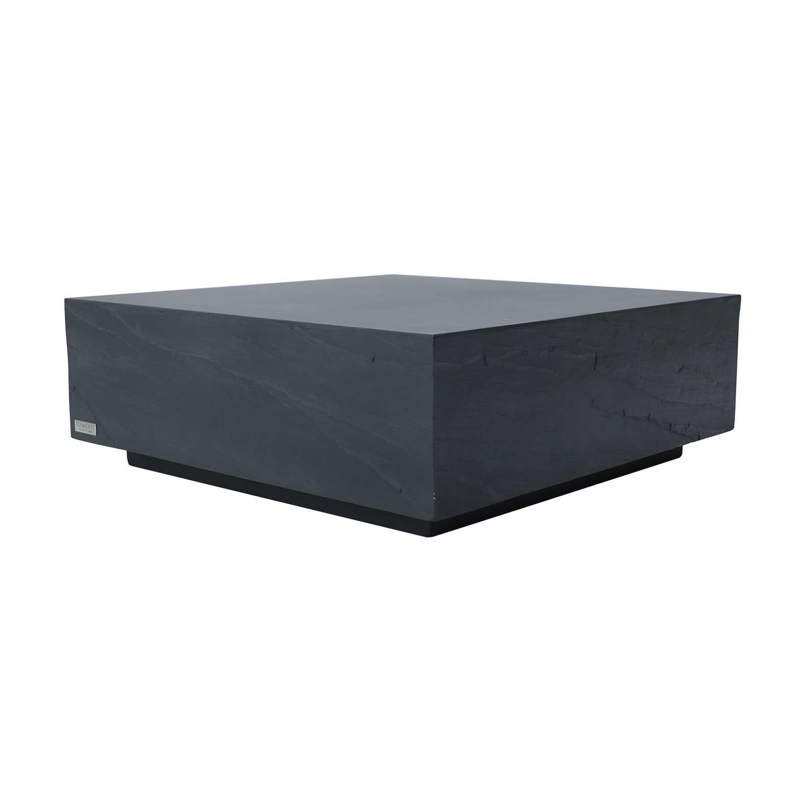 colorado grc large coffee table in slate black