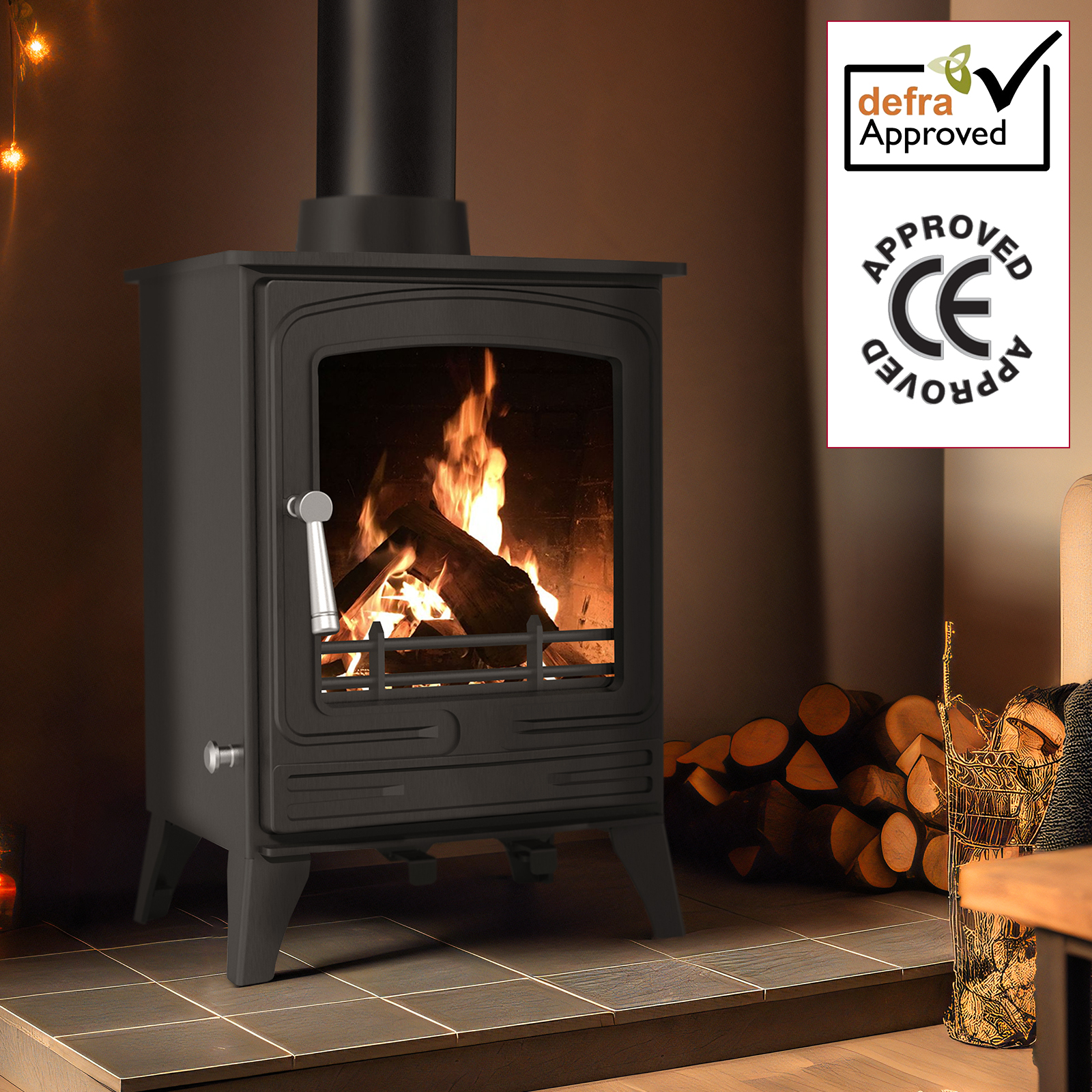 5kw steel eco multifuel stove