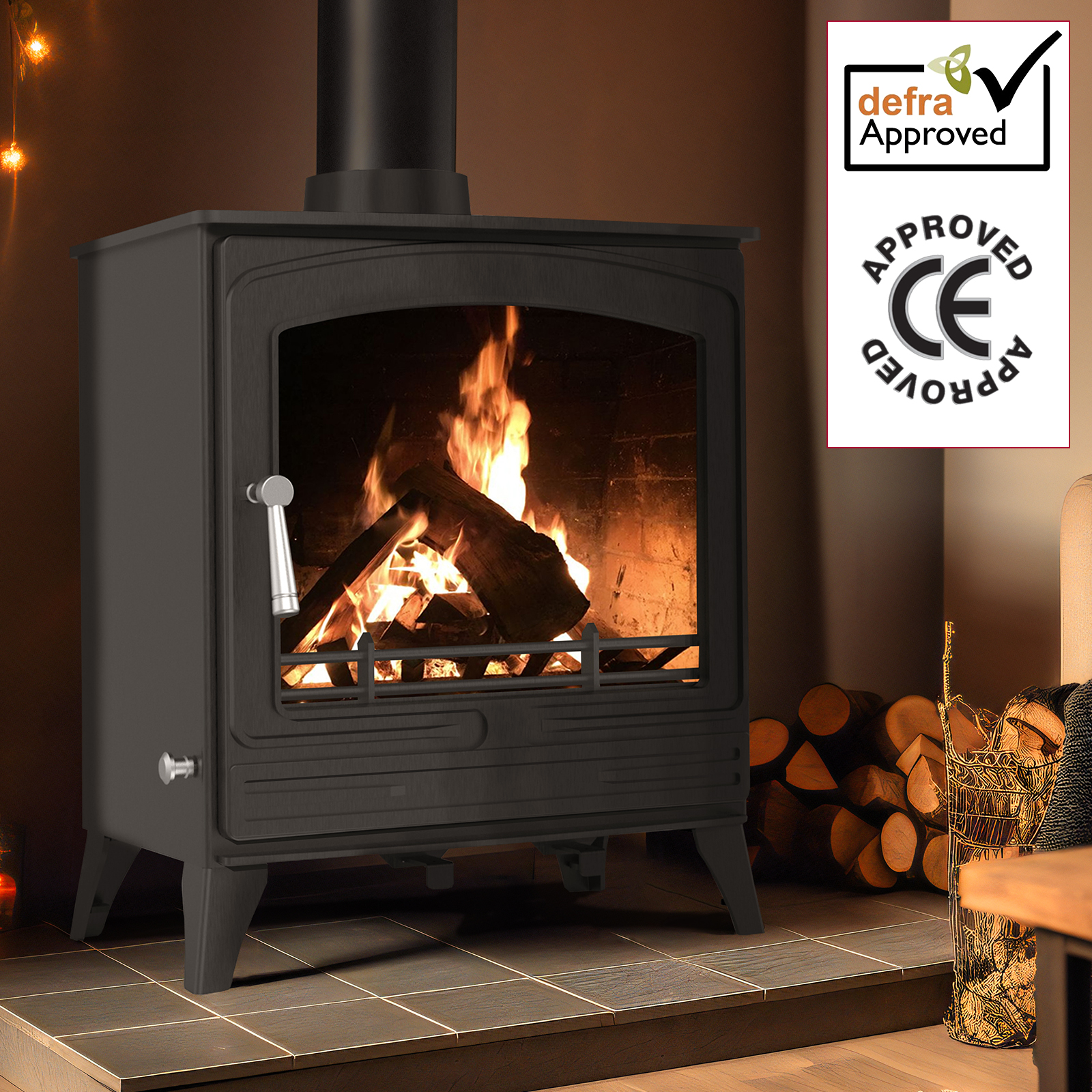 8.5kw steel eco multifuel stove