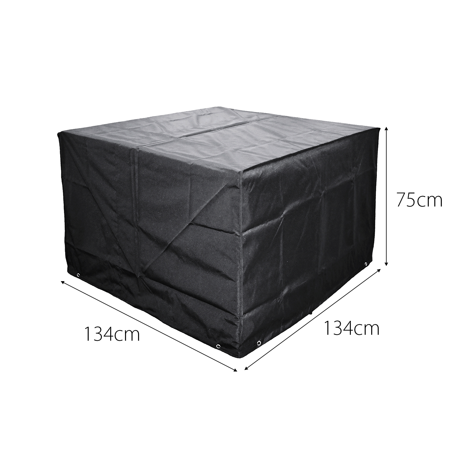 ezbreathe 8 seat cube set cover in black