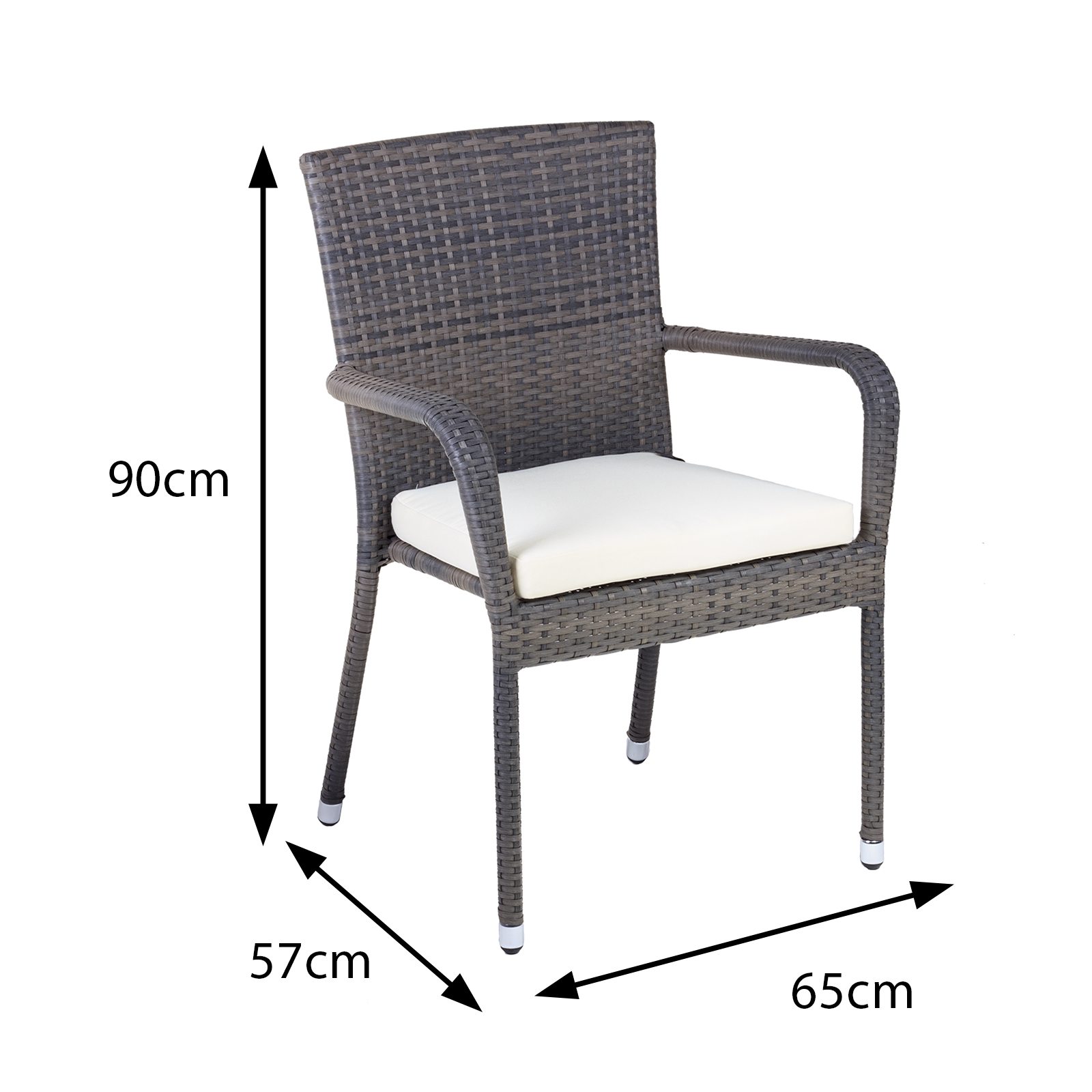 winchester rattan 4 seater lounge set in walnut natural