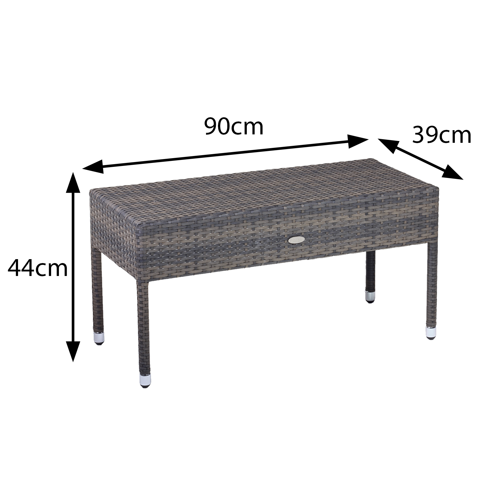 winchester rattan 4 seater lounge set in walnut natural