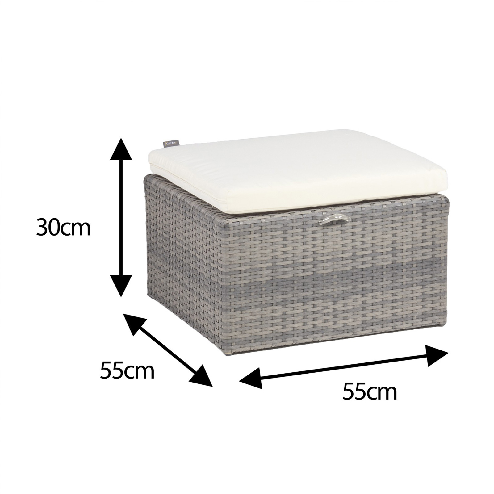 mayson rattan 5 seater lounge set in walnut natural