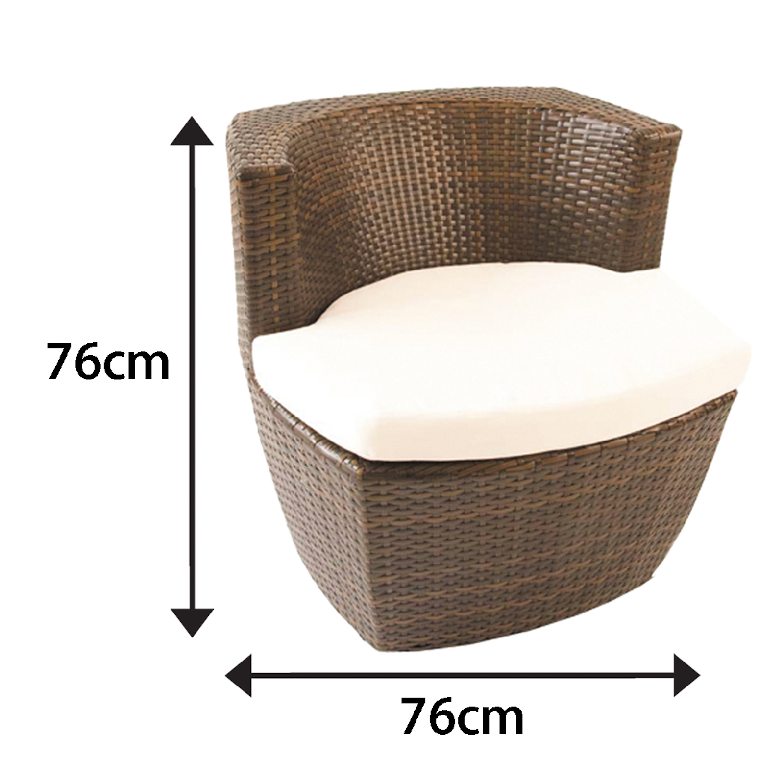 provence rattan 2 seater square tea for two set in cappuccino