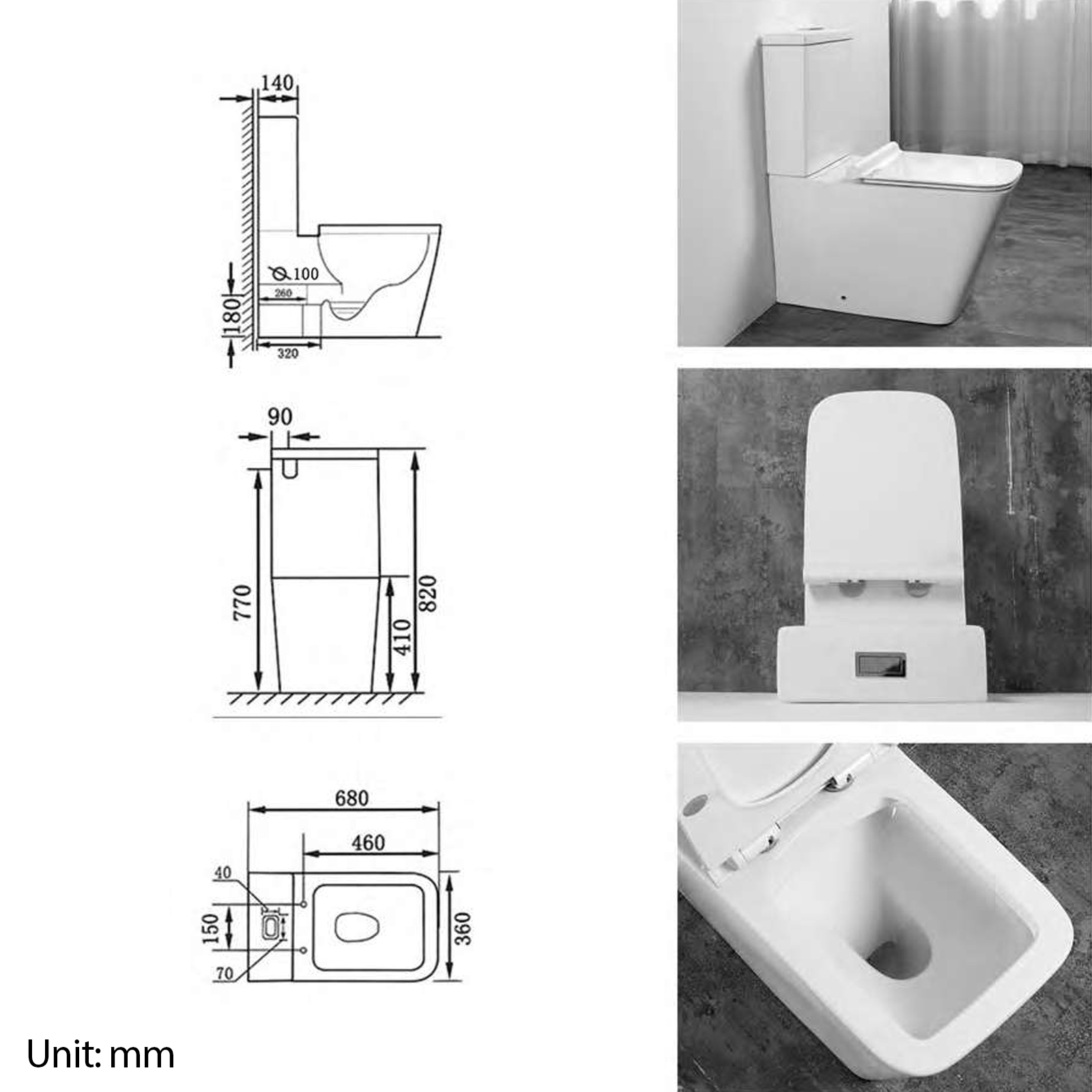 medellin close coupled toilet