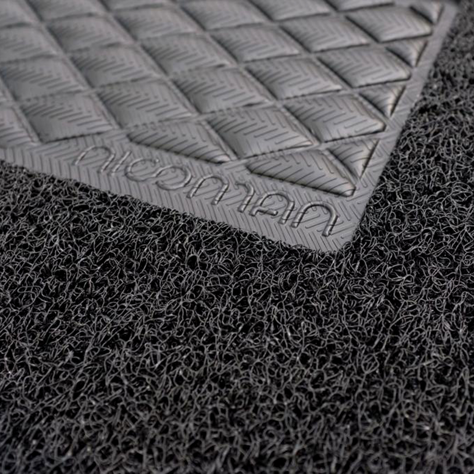 tesla model x 3 piece gecko car mat set in black