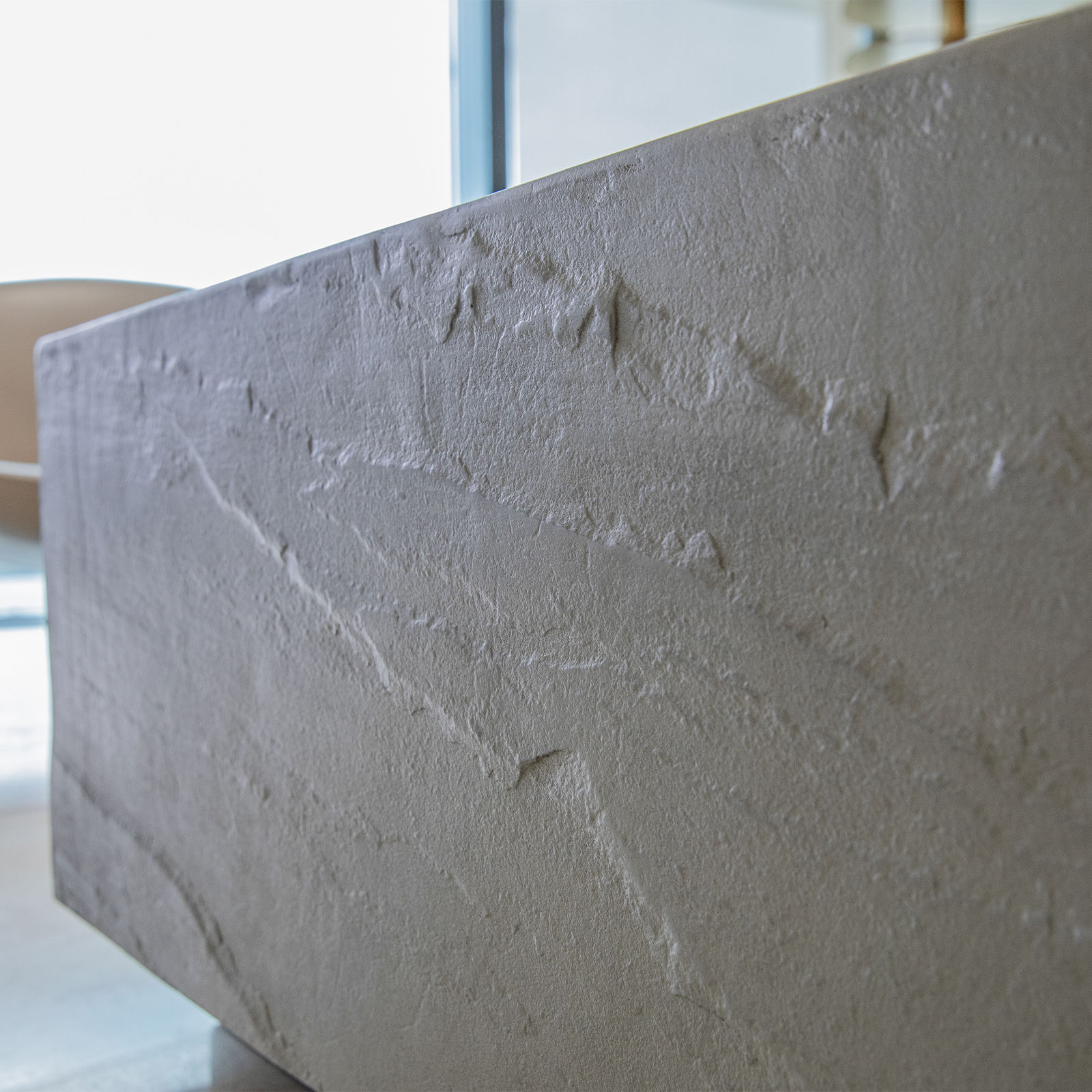 colorado grc rectangular coffee table in space gray