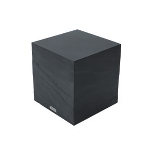 colorado grc side table in slate black