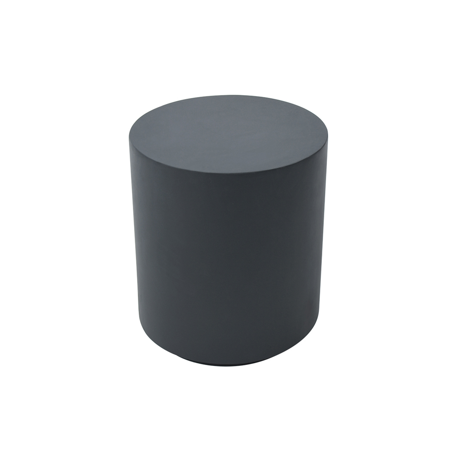 rome grc side table in slate black