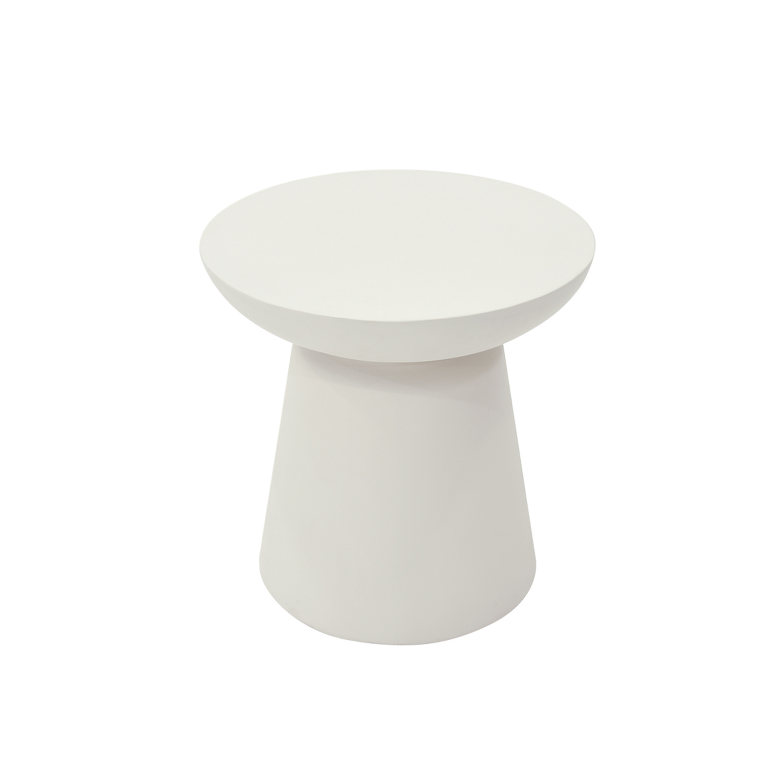 kylix grc side table in cream white