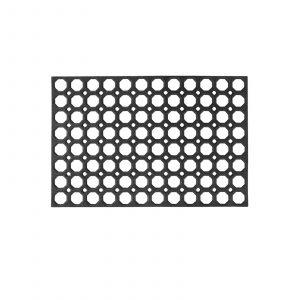 honeycomb small outdoor doormat with open back