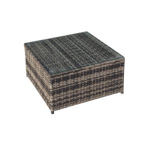 malta rattan coffee table in grey walnut