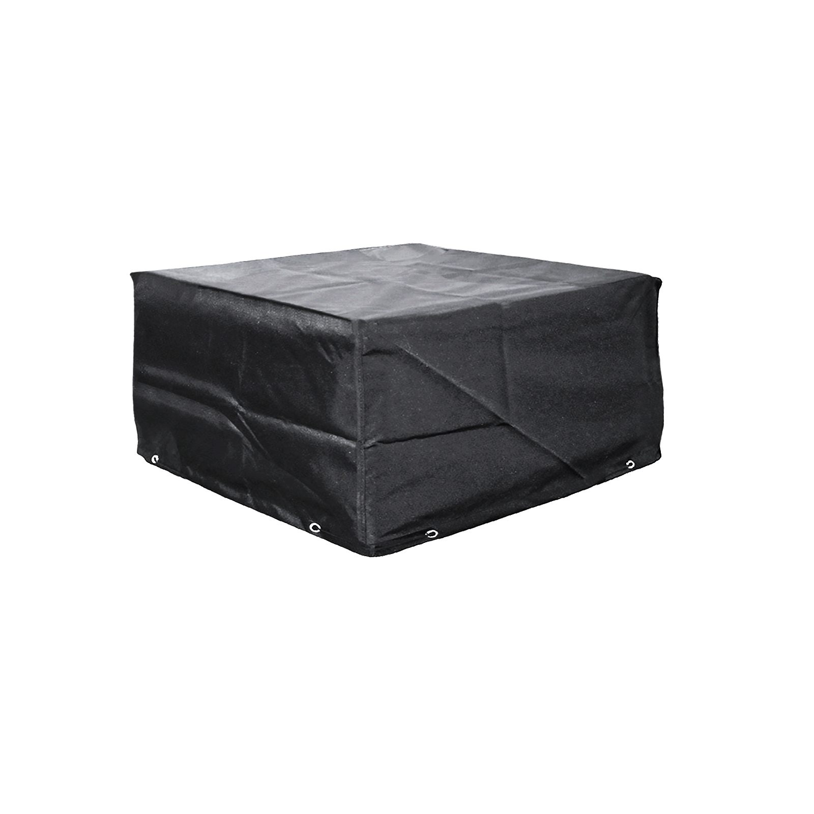 ezbreathe malta footstool cover in black