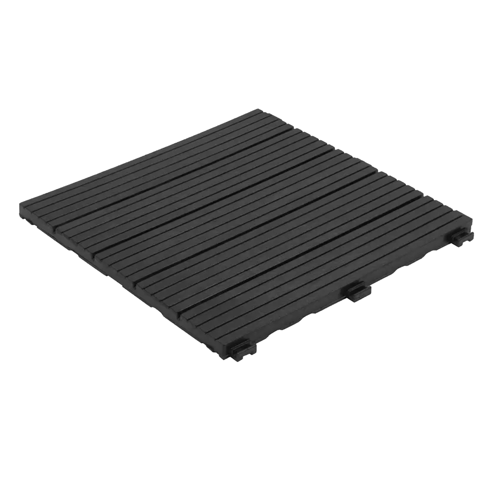 cosmpolitan (pack of 10) eco interlocking 30x30cm decking tiles in graphite