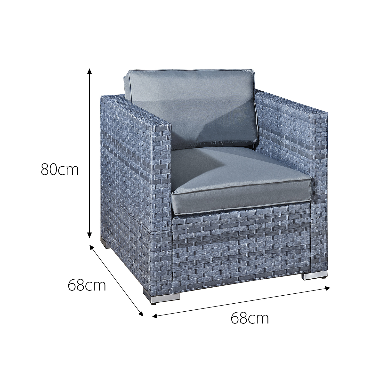 malta rattan 8 seat corner set in ocean grey