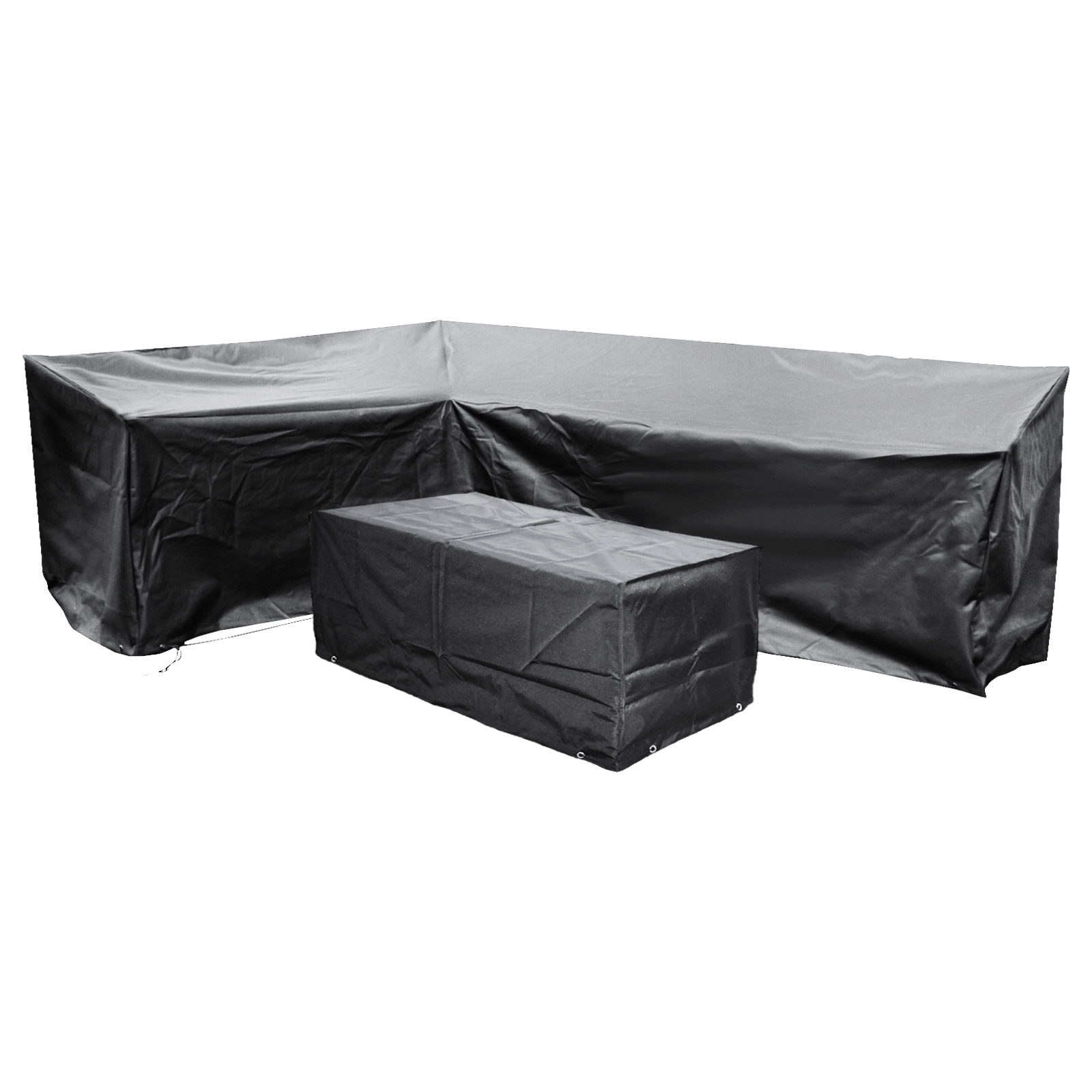 acorn ezbreathe left l shape patio set cover in black