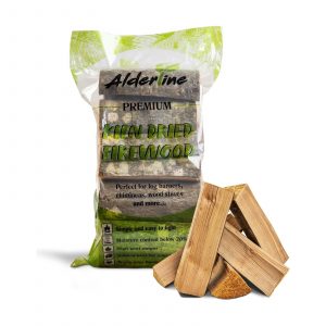 alderline 7kg bag of kiln dried alder firewood