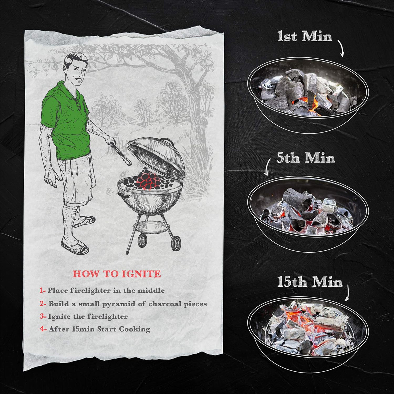 alderline 5kg bag of pure alder charcoal