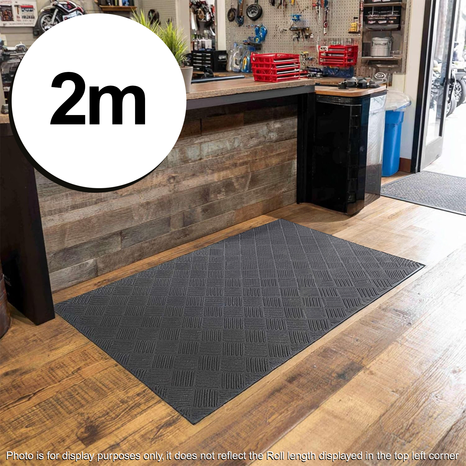 deckplate 2m x 1.2m non slip heavy duty floor mat