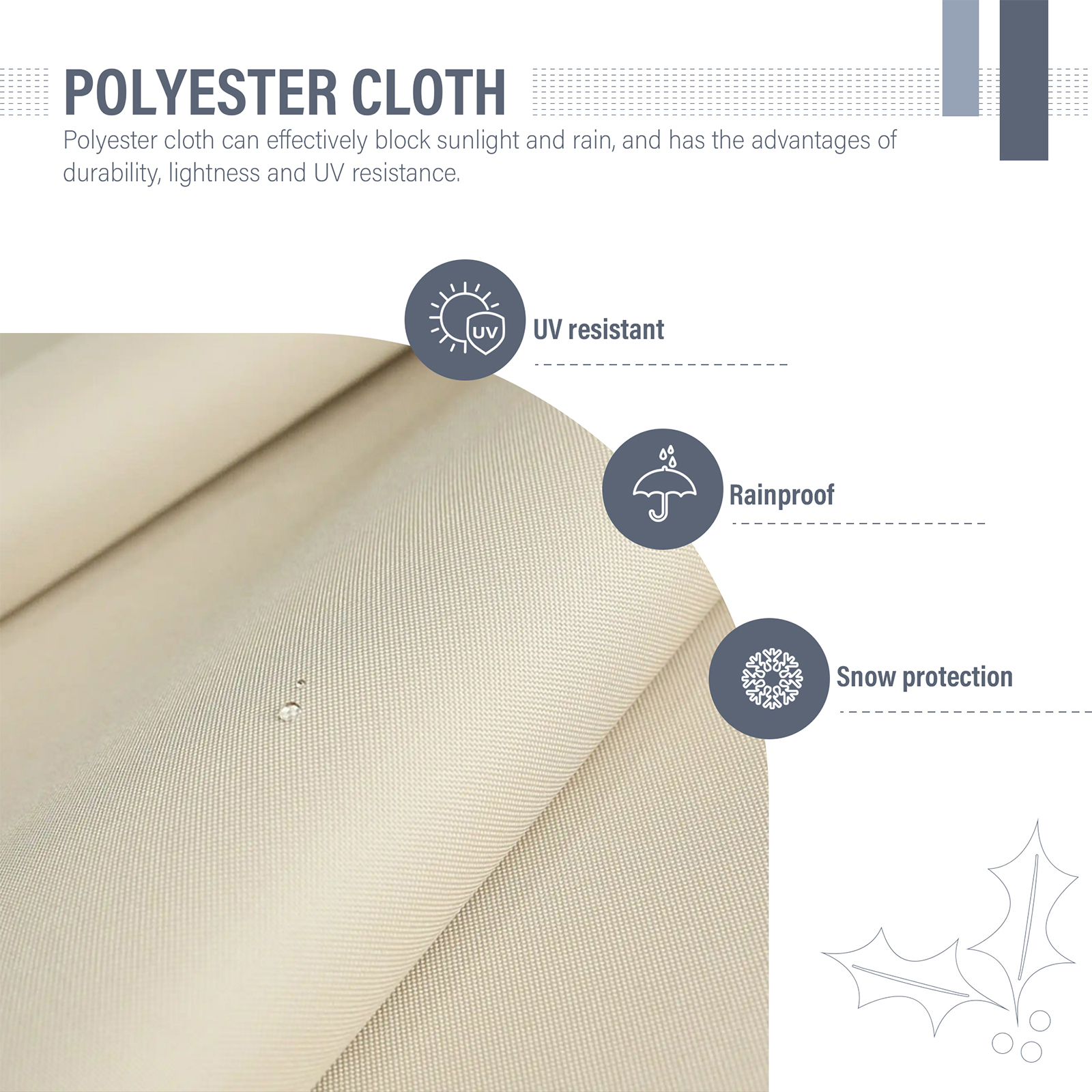 acorn 4m x 3m rectangular pergola in creamy white