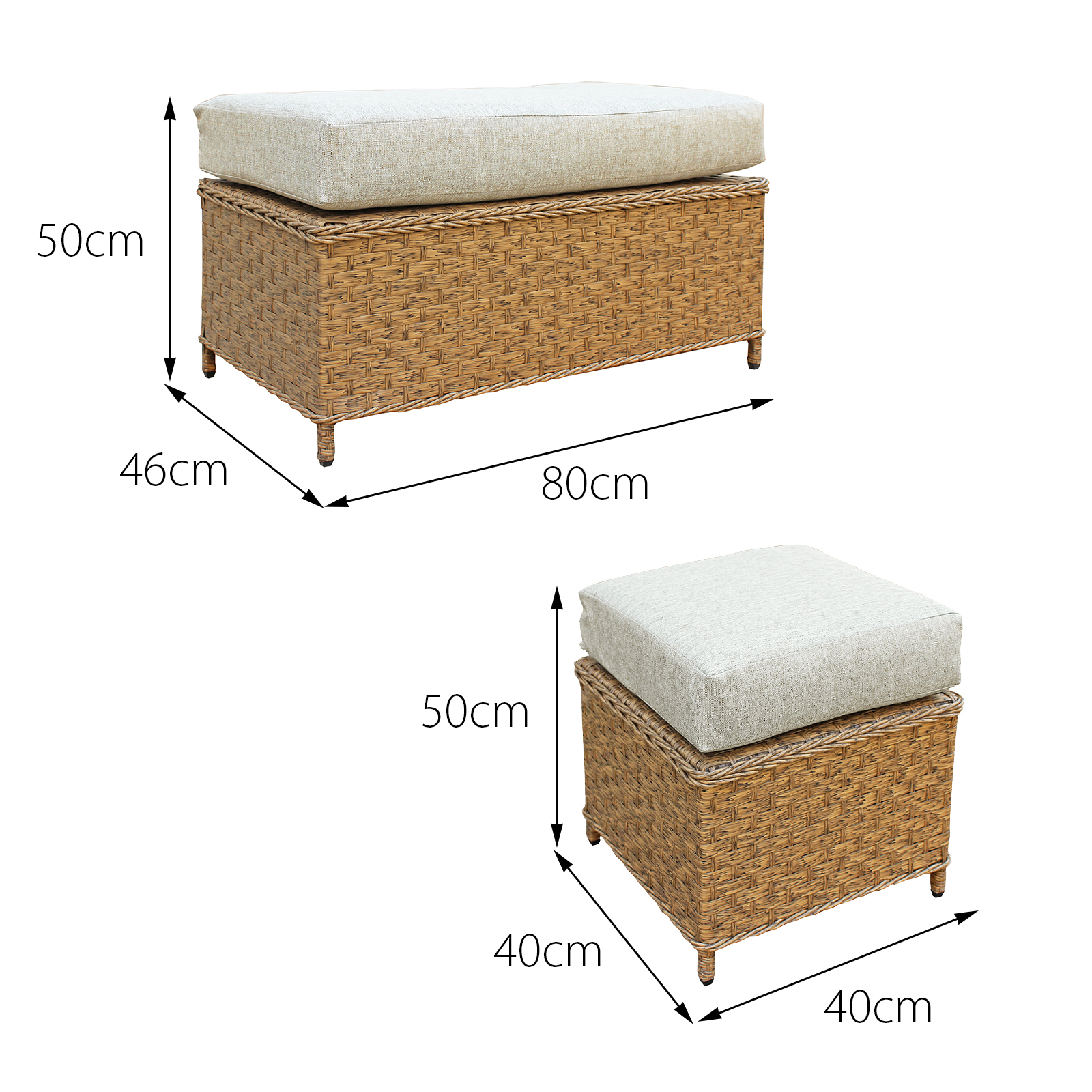 Buxton rattan 9 seat rising firepit corner set in mixed brown with taupe cushions